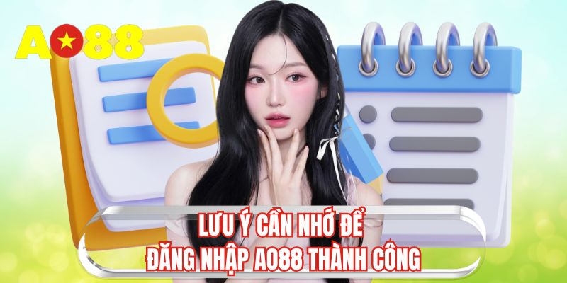 Lưu ý cần nhớ để đăng nhập AO88 thành công 